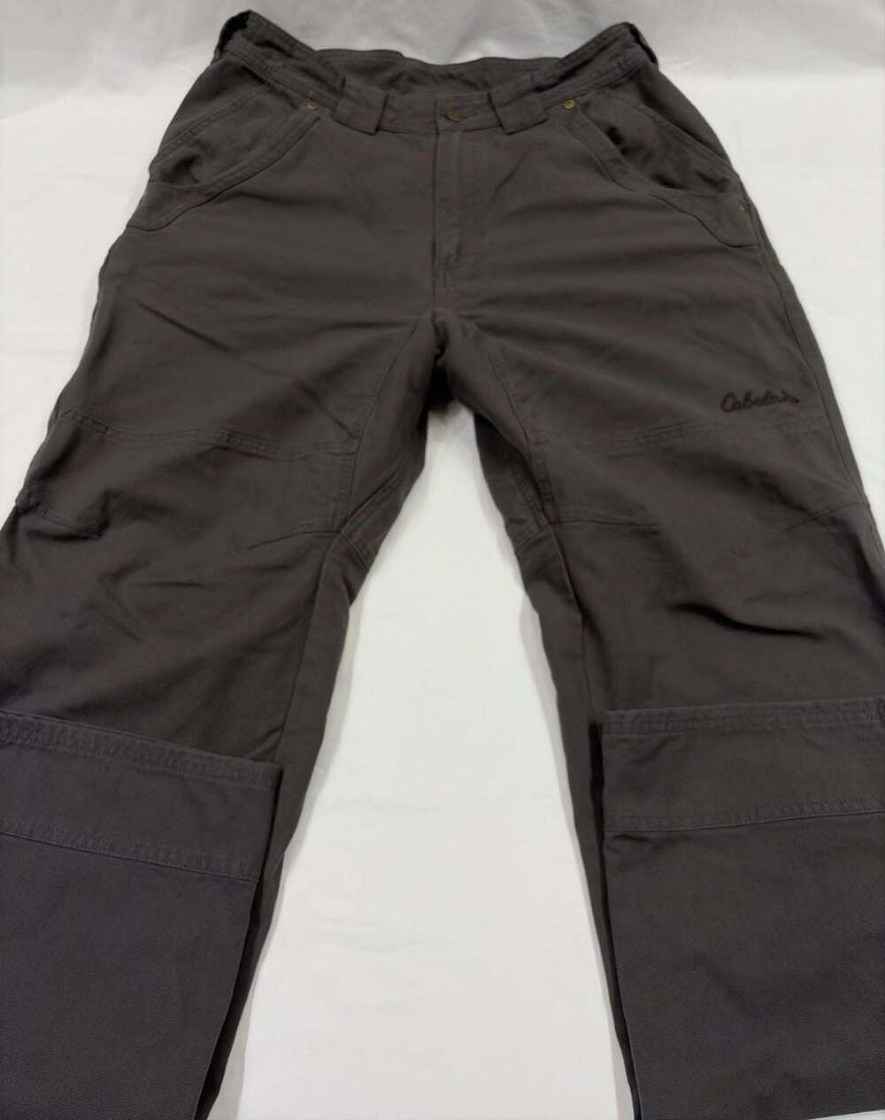 Cabela's Men's Canvas Utility Work Pants in Grey 34/34